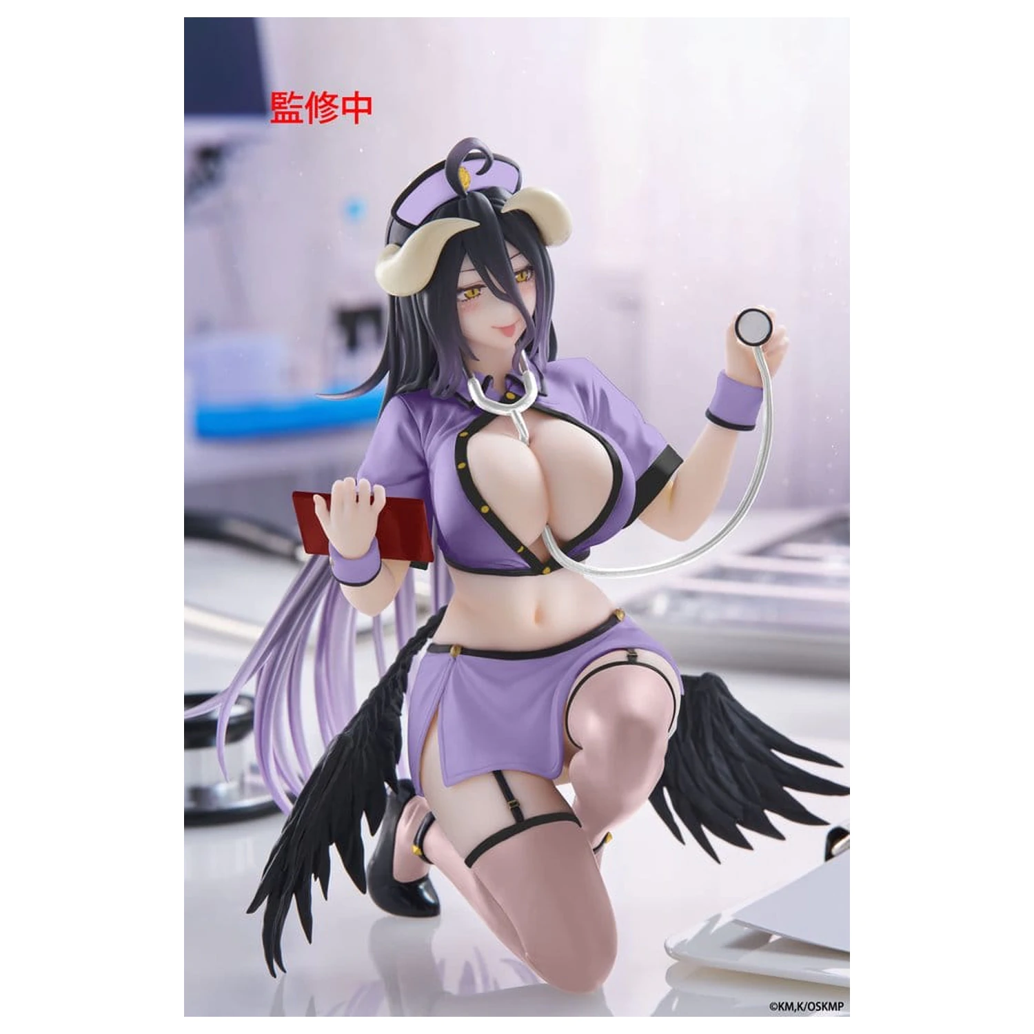 Overlord PVC figúrka Desktop Cute Albedo (Nurse Ver.) Renewal 13 cm produktová fotografia
