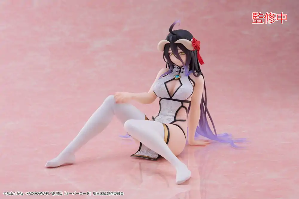 Overlord PVC Socha Desktop Cute Figure Albedo Chinese Dress Ver. 13 cm produktová fotografia