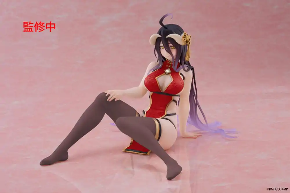 Overlord PVC Socha Desktop Cute Figure Albedo Chinese Dress Ver. Renewal 13 cm produktová fotografia