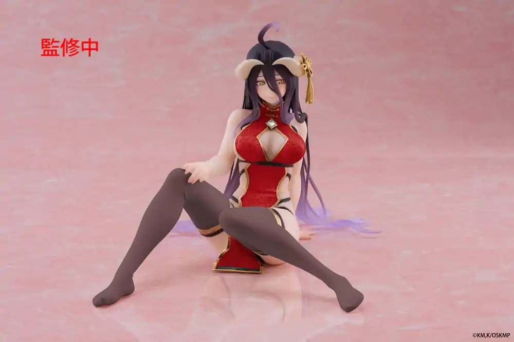 Overlord PVC Socha Desktop Cute Figure Albedo Chinese Dress Ver. Renewal 13 cm produktová fotografia