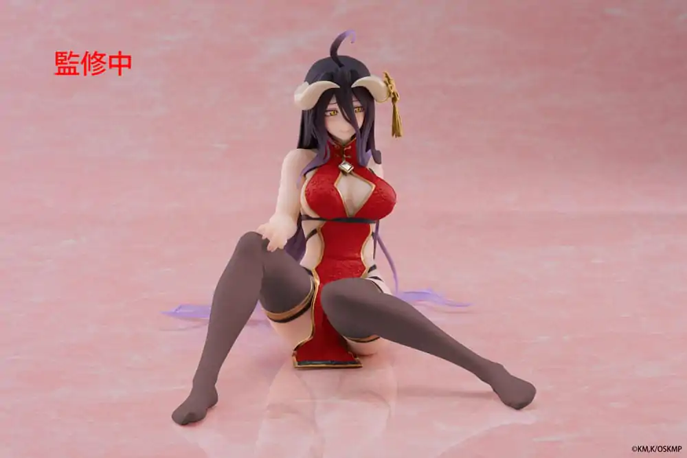 Overlord PVC Socha Desktop Cute Figure Albedo Chinese Dress Ver. Renewal 13 cm produktová fotografia