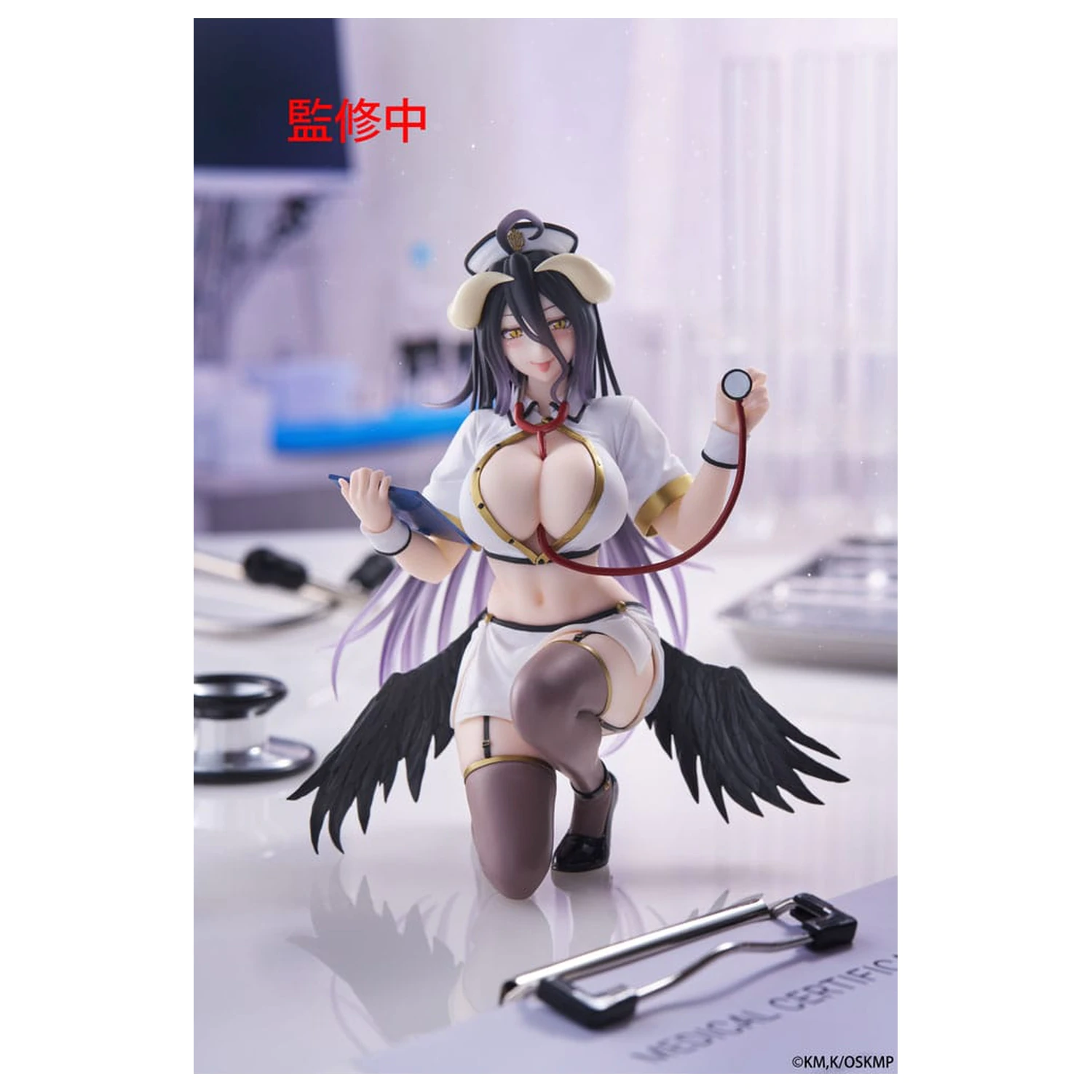 Overlord PVC Socha Stolová Roztomilá Figúrka Albedo Nurse Ver. Obnovená 13 cm produktová fotografia