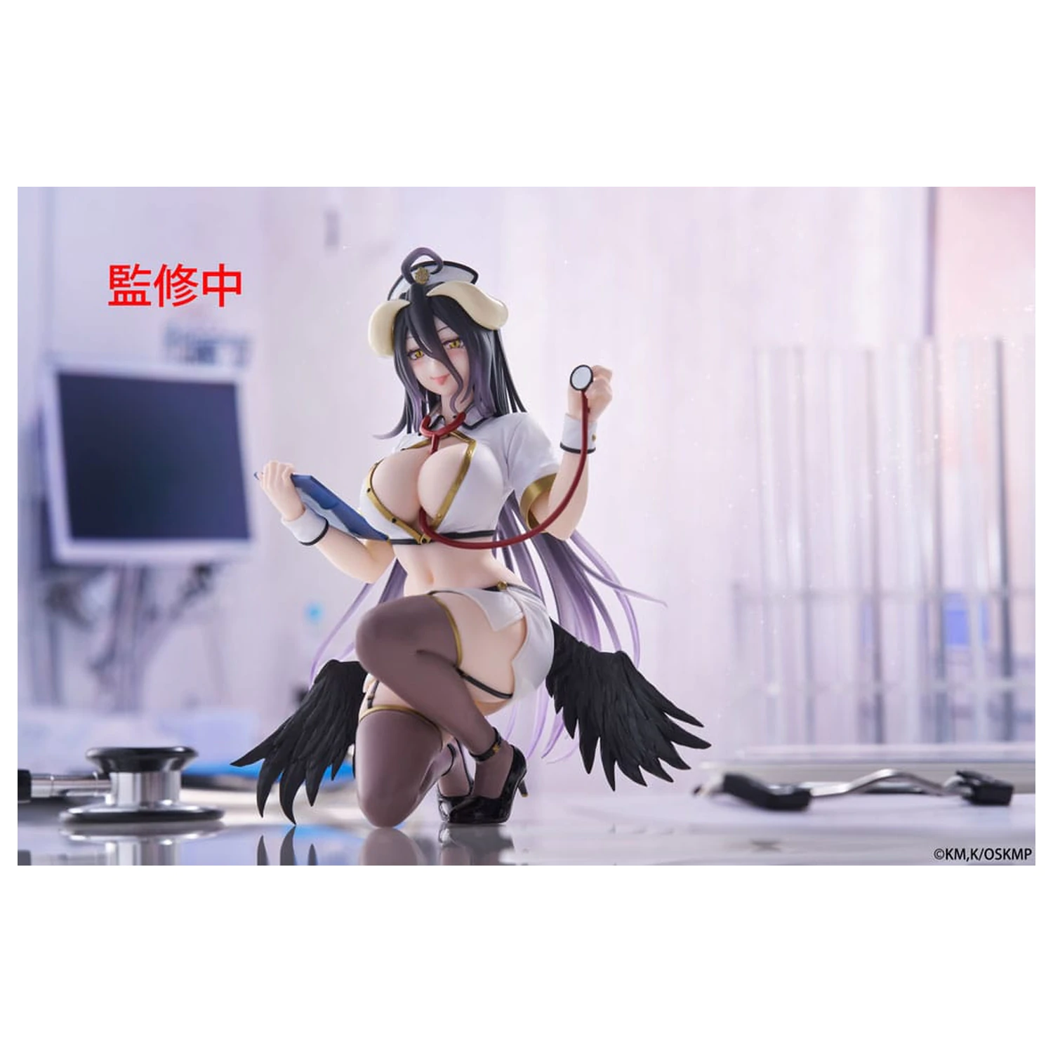 Overlord PVC Socha Stolová Roztomilá Figúrka Albedo Nurse Ver. Obnovená 13 cm produktová fotografia