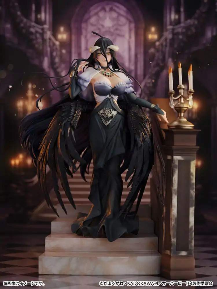 Overlord SHIBUYA SCRAMBLE FIGURE PVC figúrka 1/7 Albedo Jet Black Dress Ver. 28 cm termékfotó