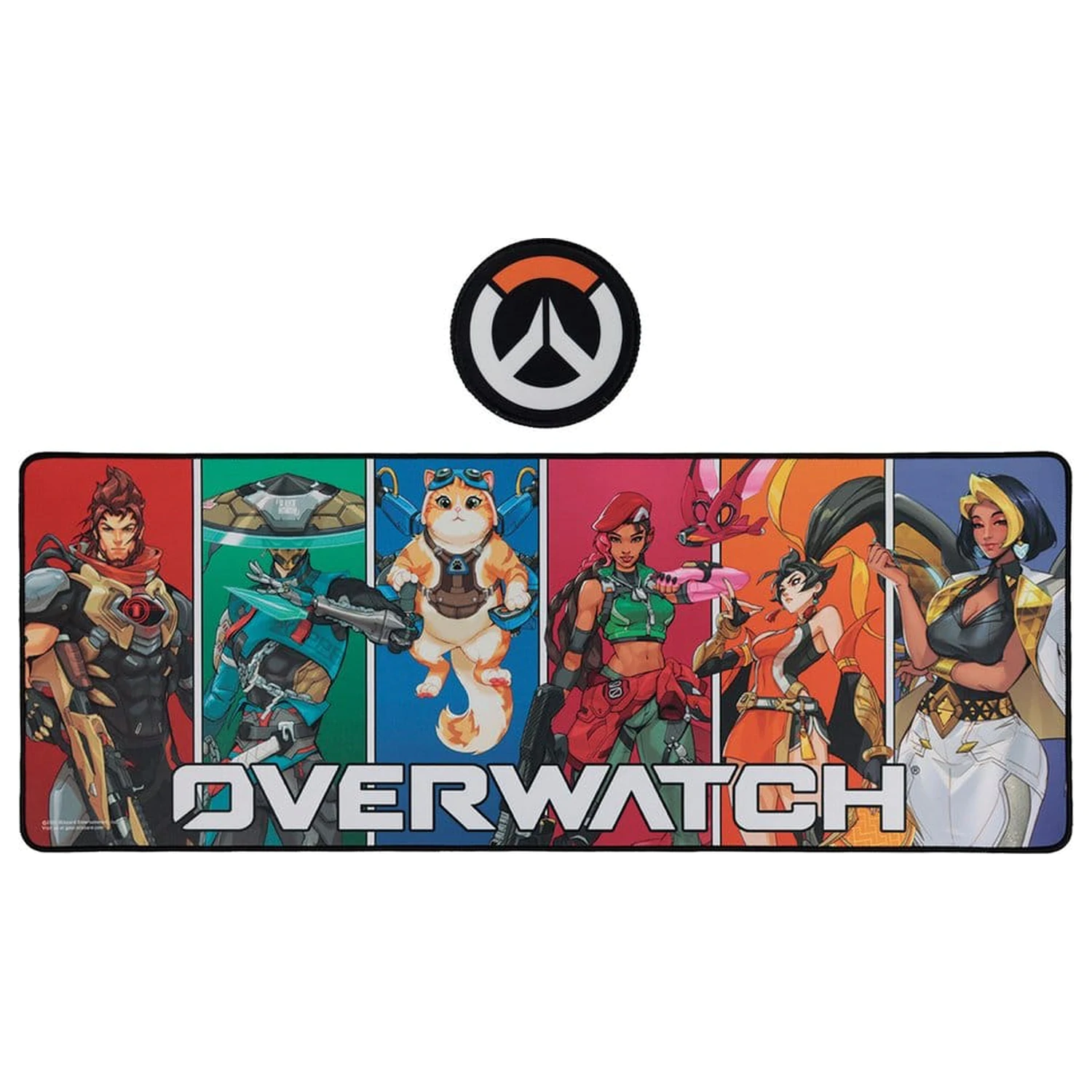 Overwatch podložka na stôl a súprava podložiek pod poháre produktová fotografia