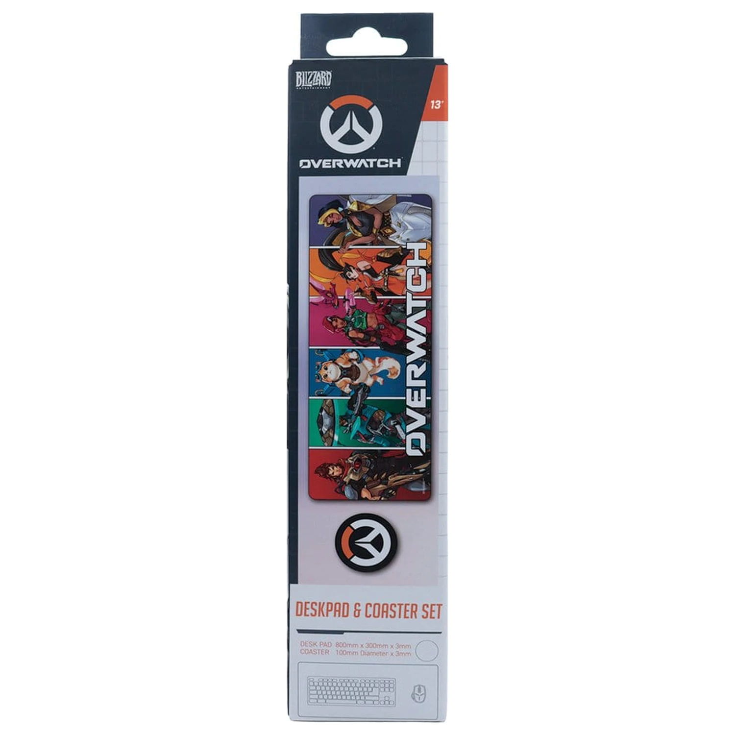 Overwatch podložka na stôl a súprava podložiek pod poháre produktová fotografia