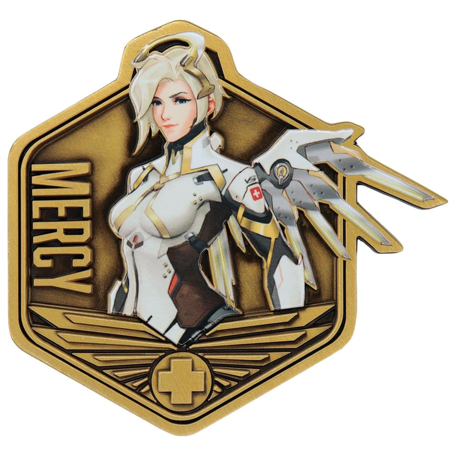 Overwatch Medailón Mercy limitovaná edícia produktová fotografia