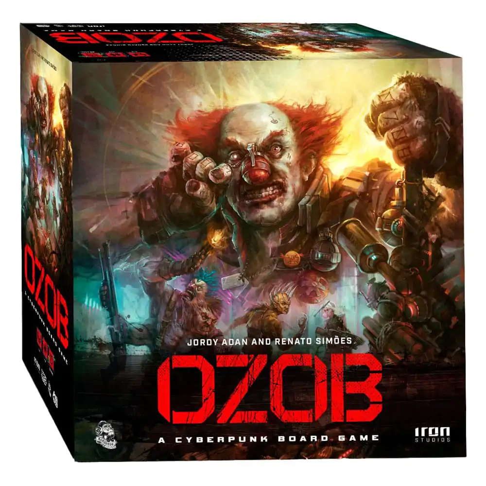 Ozob: A Cyberpunk Board Game spoločenská hra Anglická verzia produktová fotografia