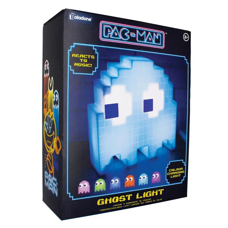 Pac-Man LED lampa Ghost 20 cm produktová fotografia