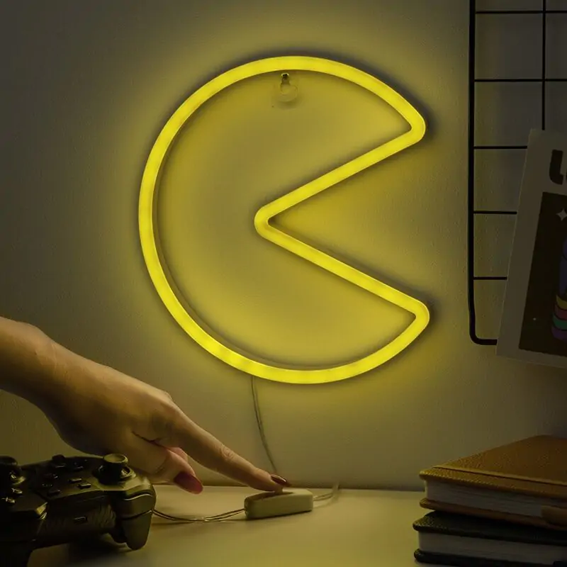 LED nástenná lampa Pac-Man produktová fotografia