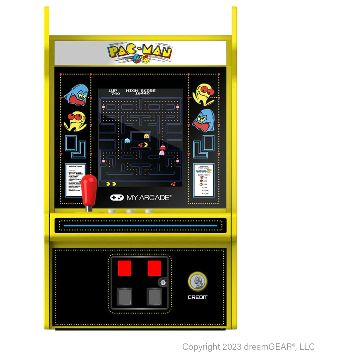 Pac-Man prenosný Retro Arcade Micro Player Pro produktová fotografia