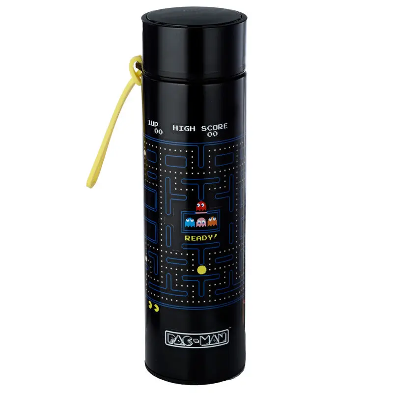 Pac-Man termoska z nehrdzavejúcej ocele s teplomerom 450 ml produktová fotografia