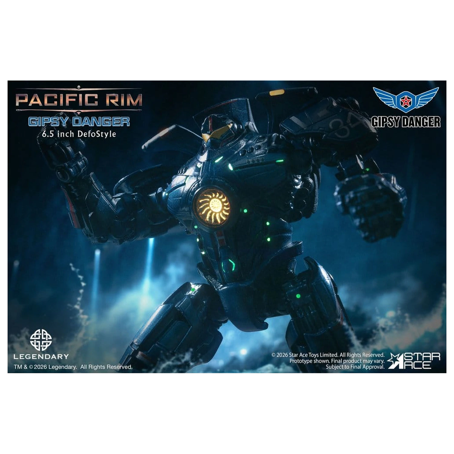 Pacific Rim DefoStyle figúrka Gipsy Danger DX 17 cm produktová fotografia
