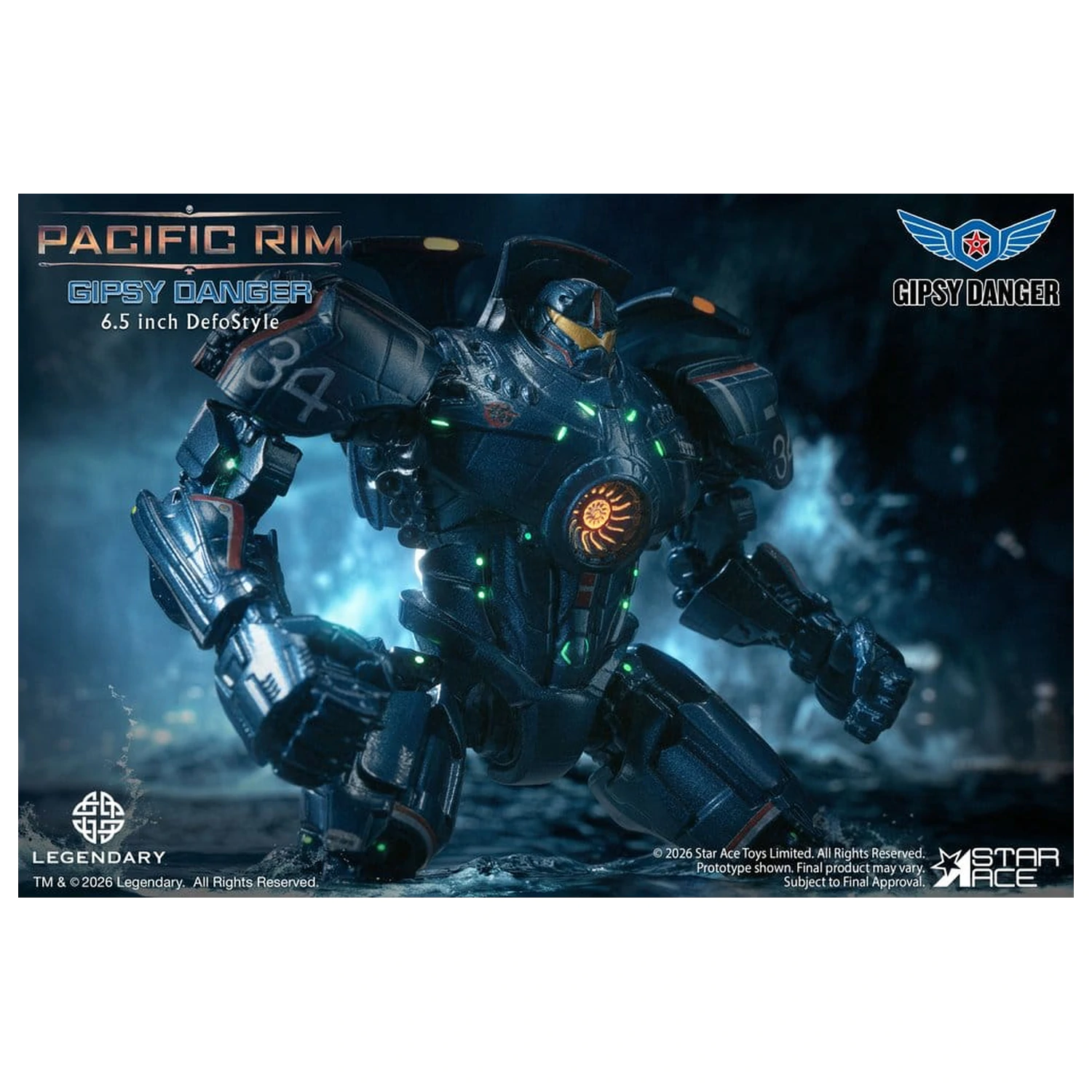 Pacific Rim DefoStyle figúrka Gipsy Danger DX 17 cm produktová fotografia