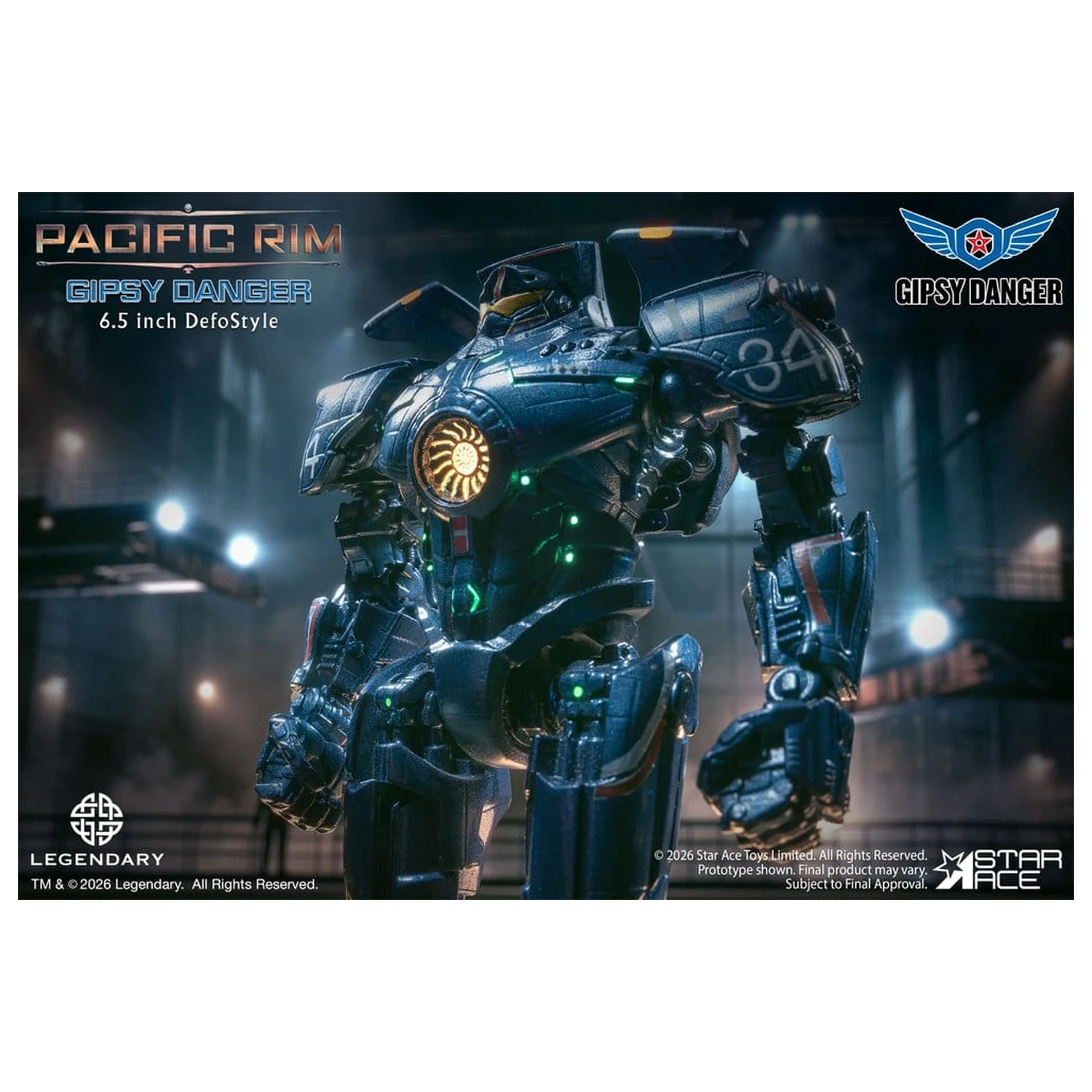 Pacific Rim DefoStyle figúrka Gipsy Danger DX 17 cm produktová fotografia