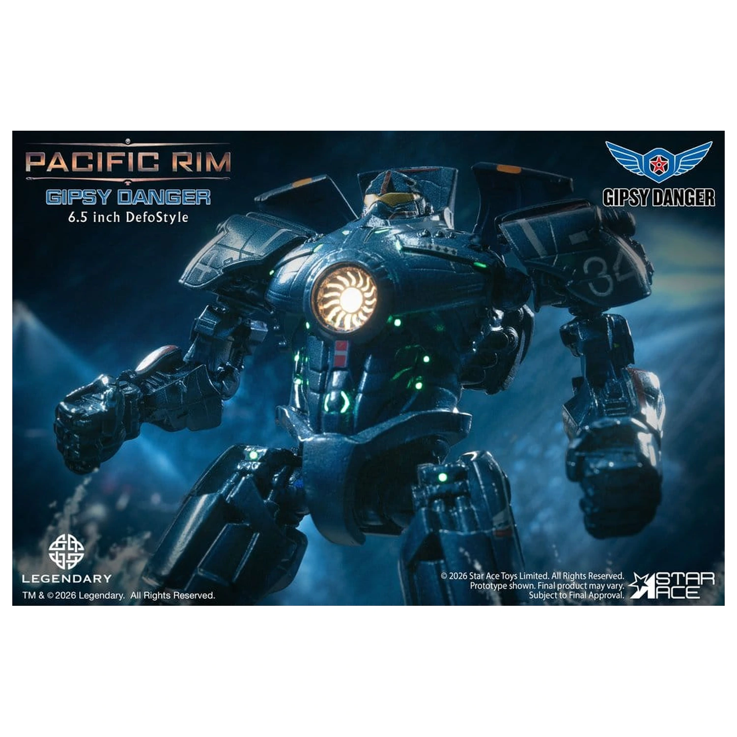 Pacific Rim DefoStyle figúrka Gipsy Danger DX 17 cm produktová fotografia