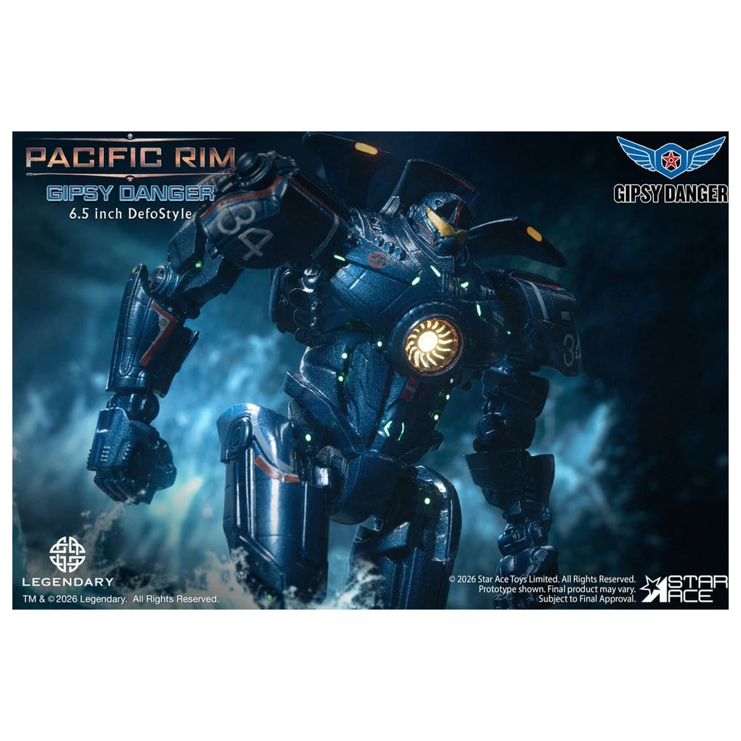 Pacific Rim DefoStyle figúrka Gipsy Danger NX 17 cm produktová fotografia