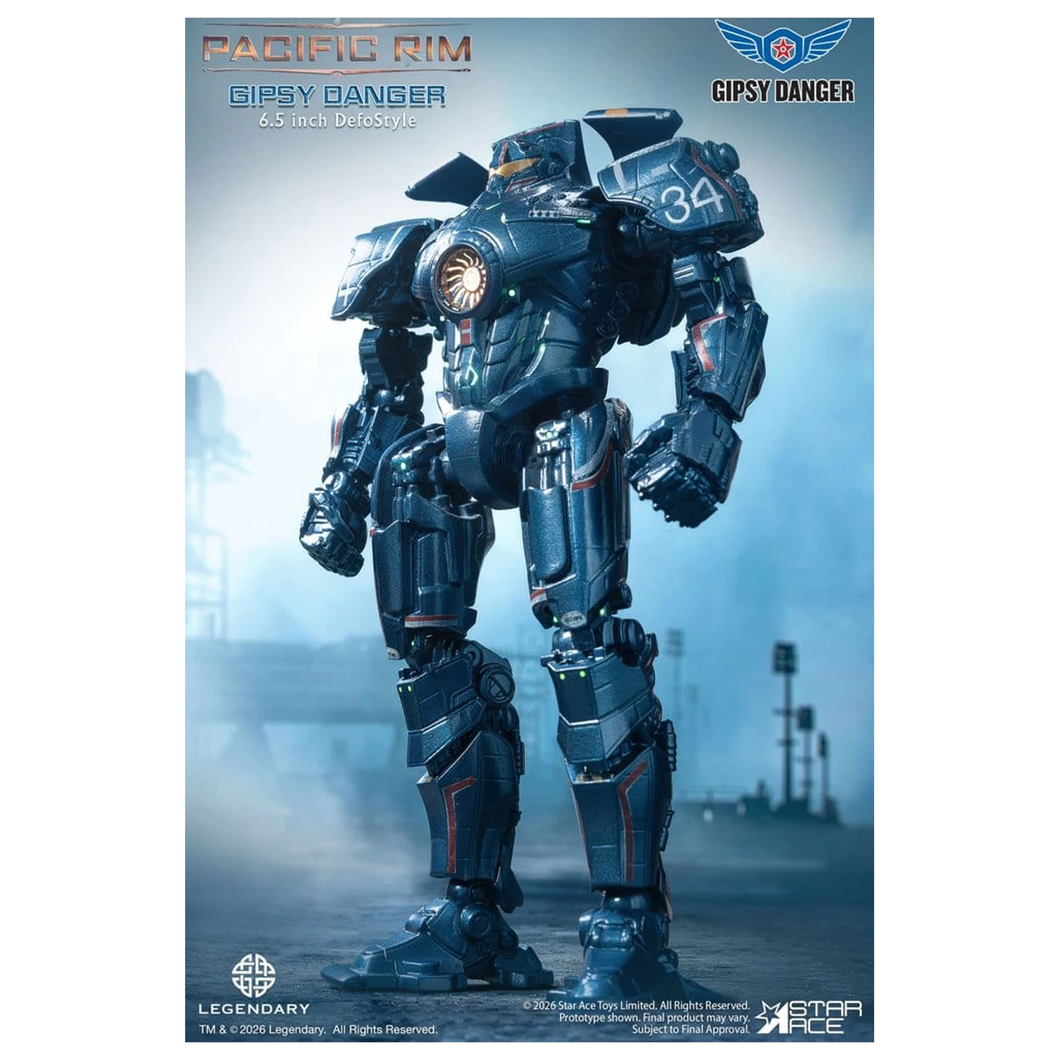 Pacific Rim DefoStyle figúrka Gipsy Danger NX 17 cm produktová fotografia