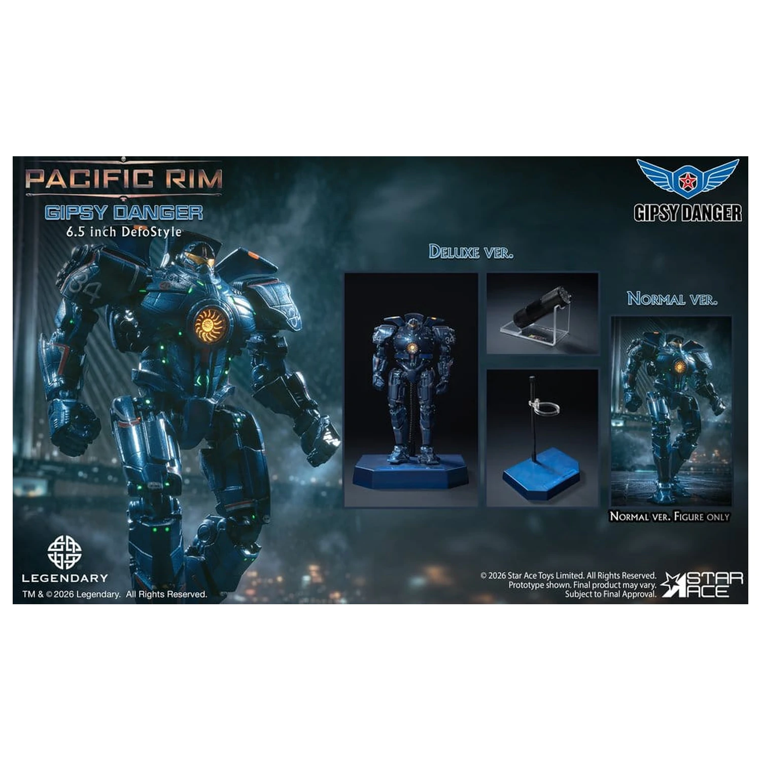 Pacific Rim DefoStyle figúrka Gipsy Danger NX 17 cm produktová fotografia