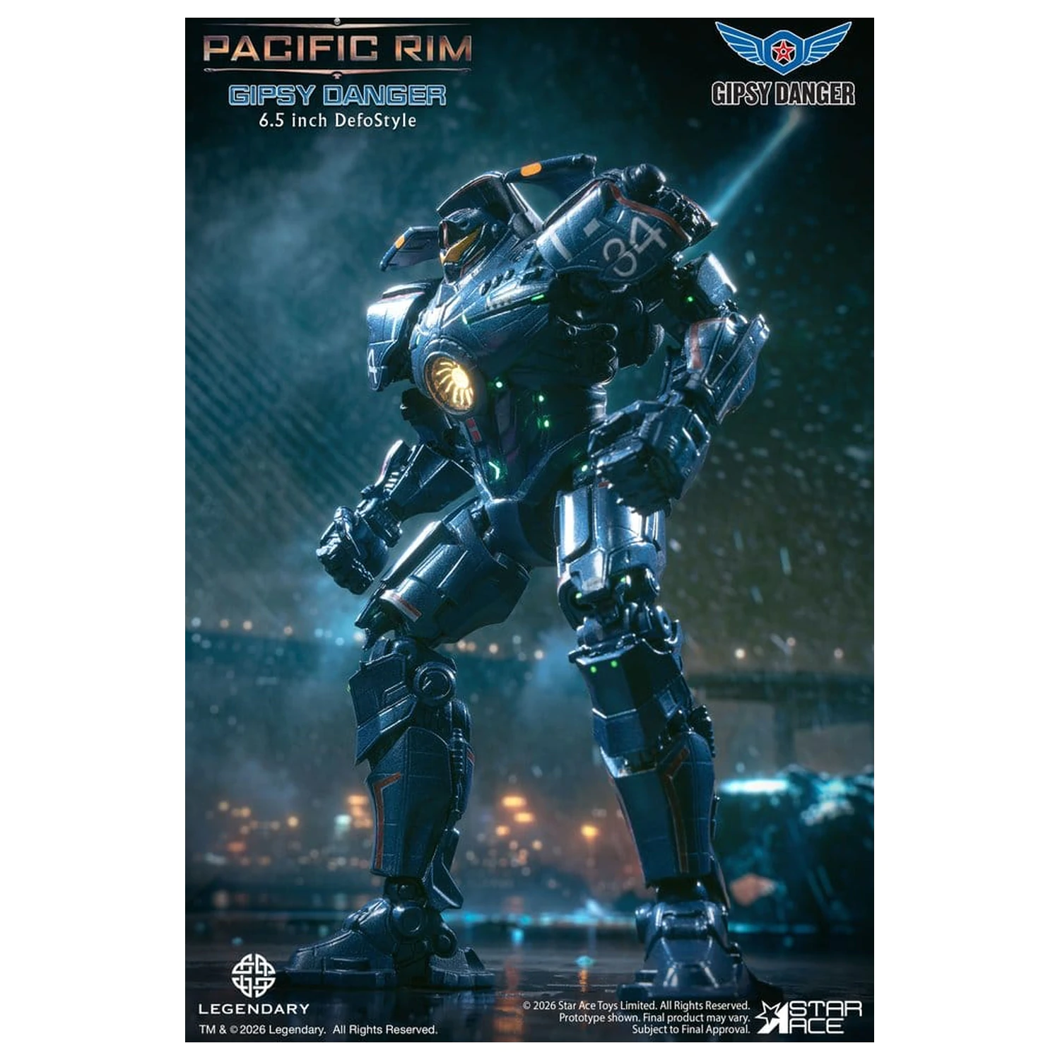 Pacific Rim DefoStyle figúrka Gipsy Danger NX 17 cm produktová fotografia