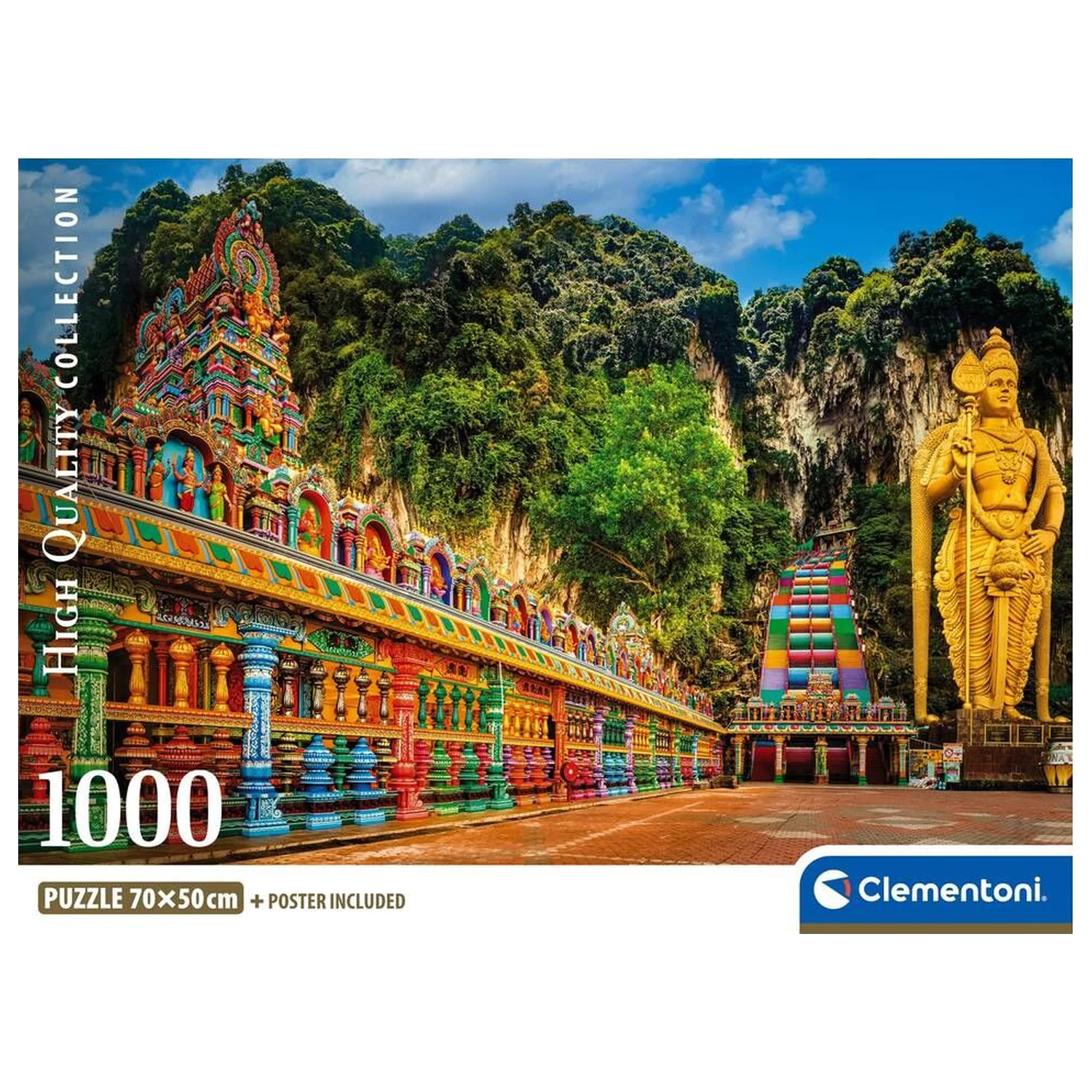 Painted Batu Caves puzzle 1000 kusov produktová fotografia