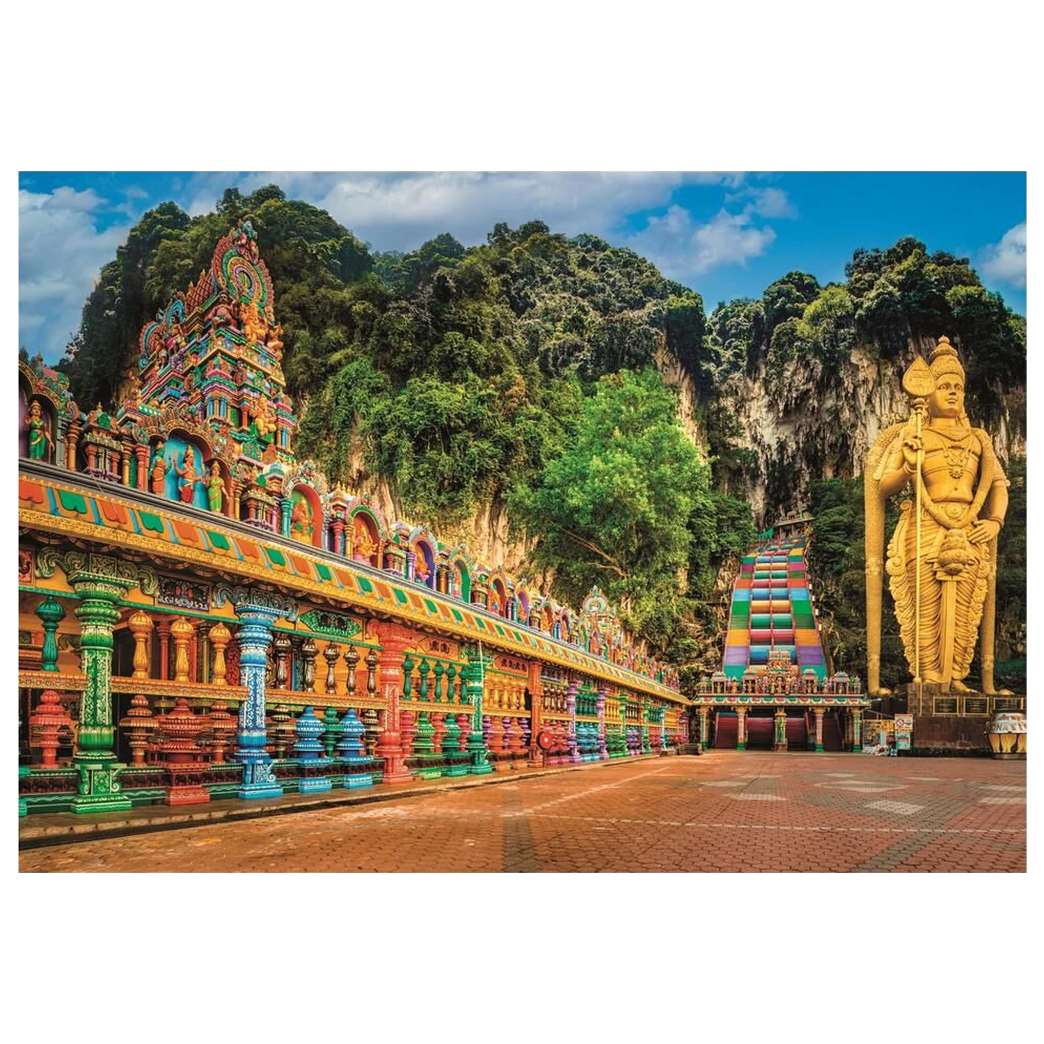Painted Batu Caves puzzle 1000 kusov produktová fotografia