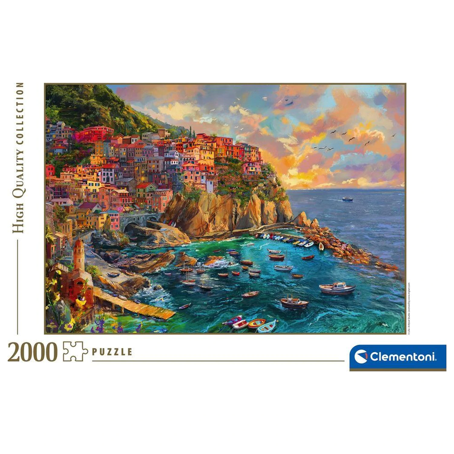 Painted Manarola puzzle 2000 kusov produktová fotografia