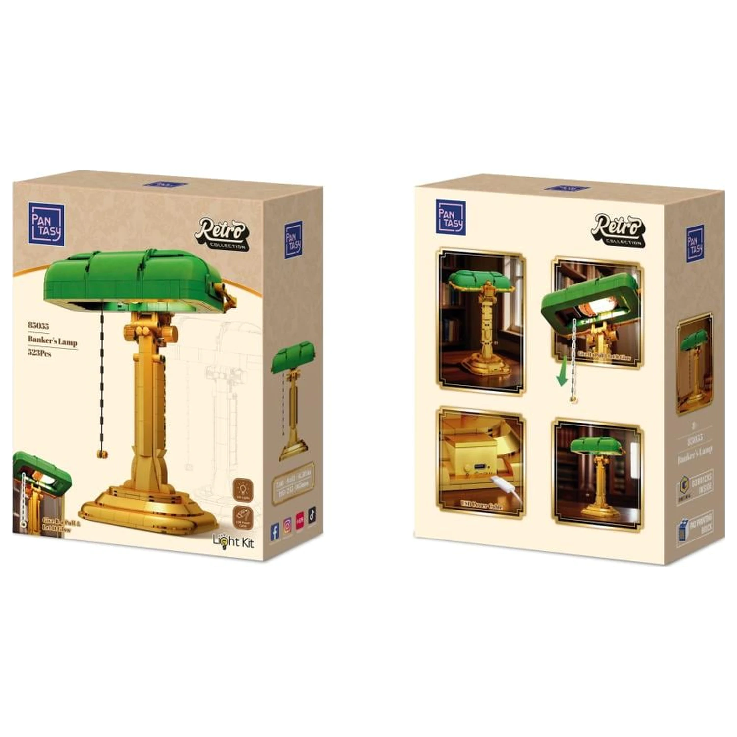 Pantasy Banker's Lamp Stavebnica 523 ks produktová fotografia