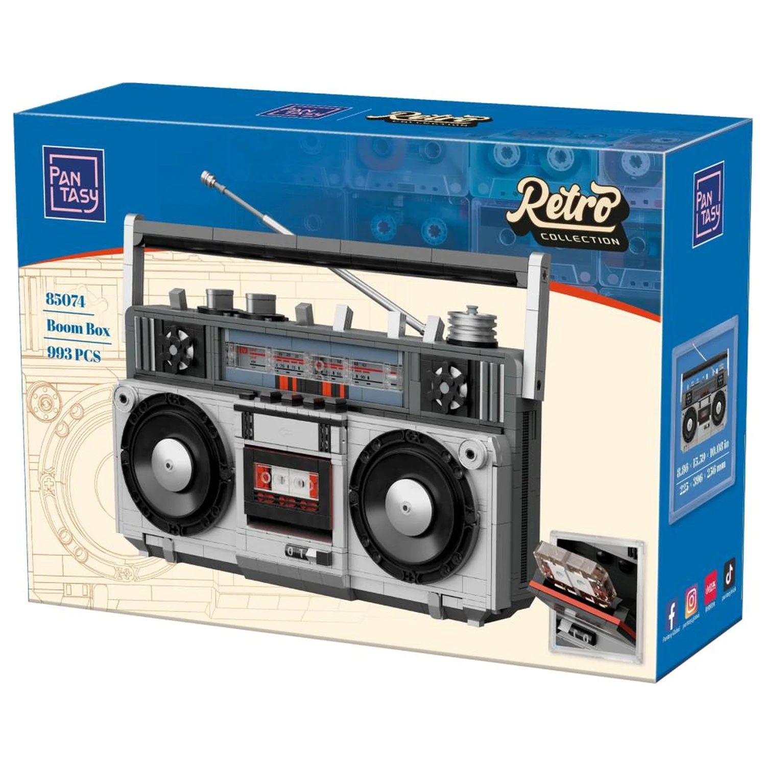 PANTASY Boombox Stavebnica 993 ks produktová fotografia