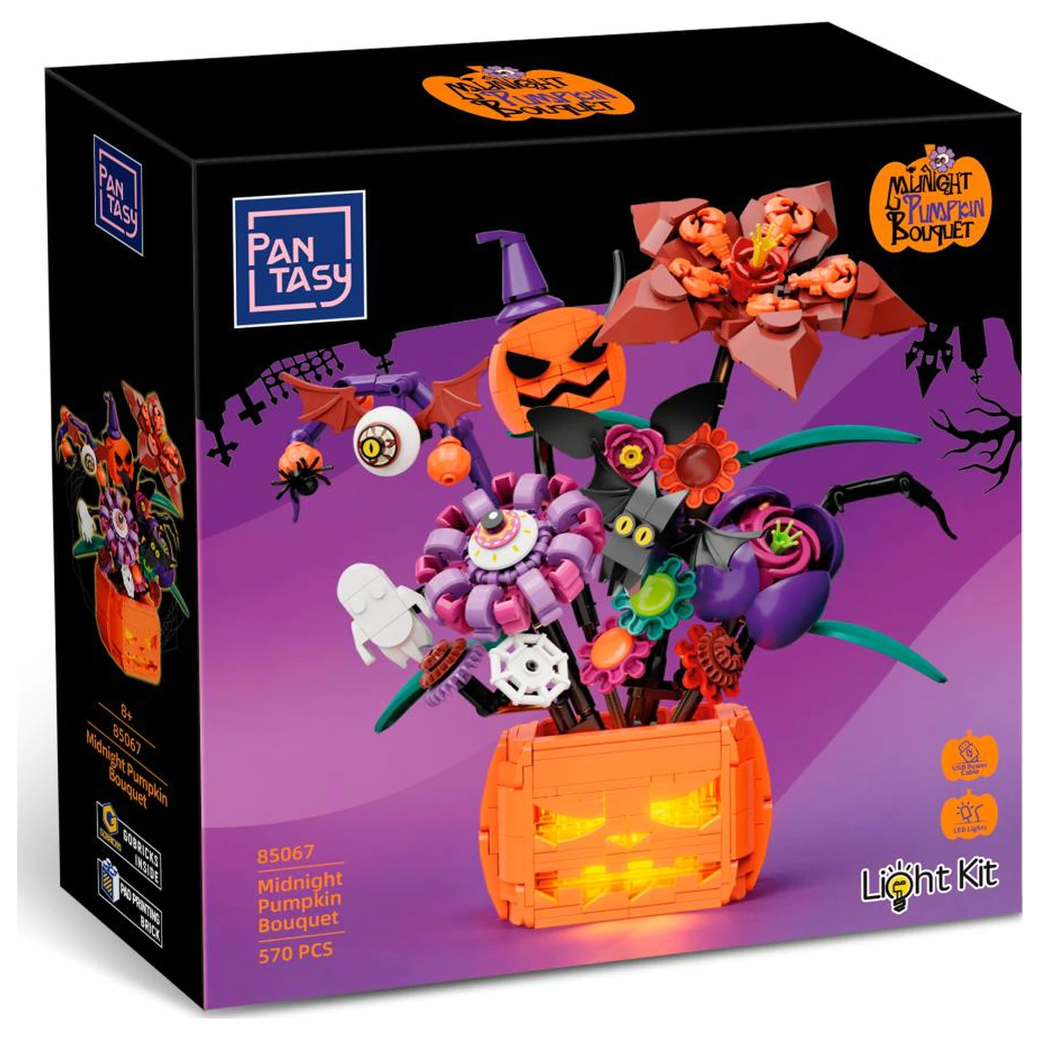 PANTASY Midnight Pumpkin Bouquet stavebnica 570 ks produktová fotografia