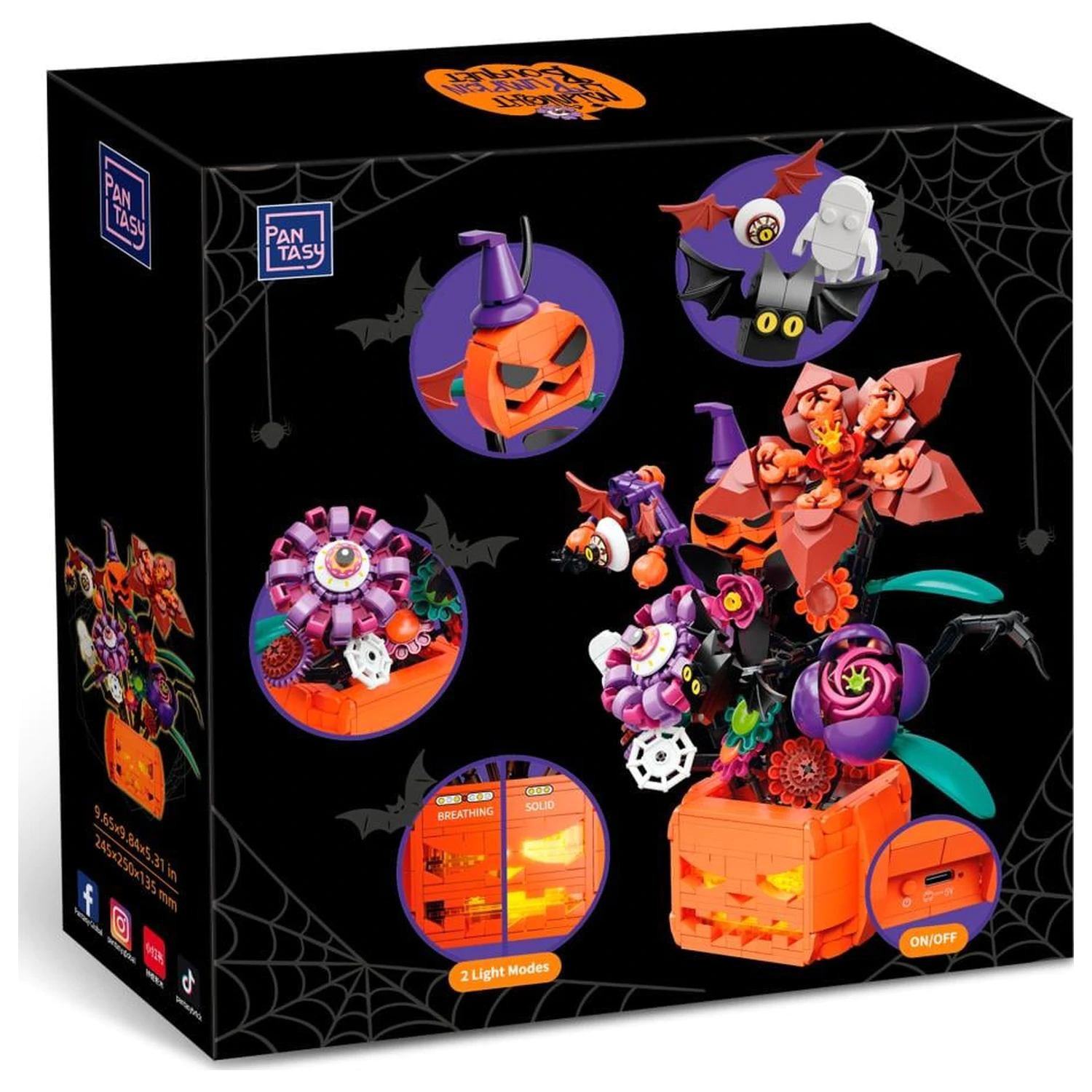 PANTASY Midnight Pumpkin Bouquet stavebnica 570 ks produktová fotografia