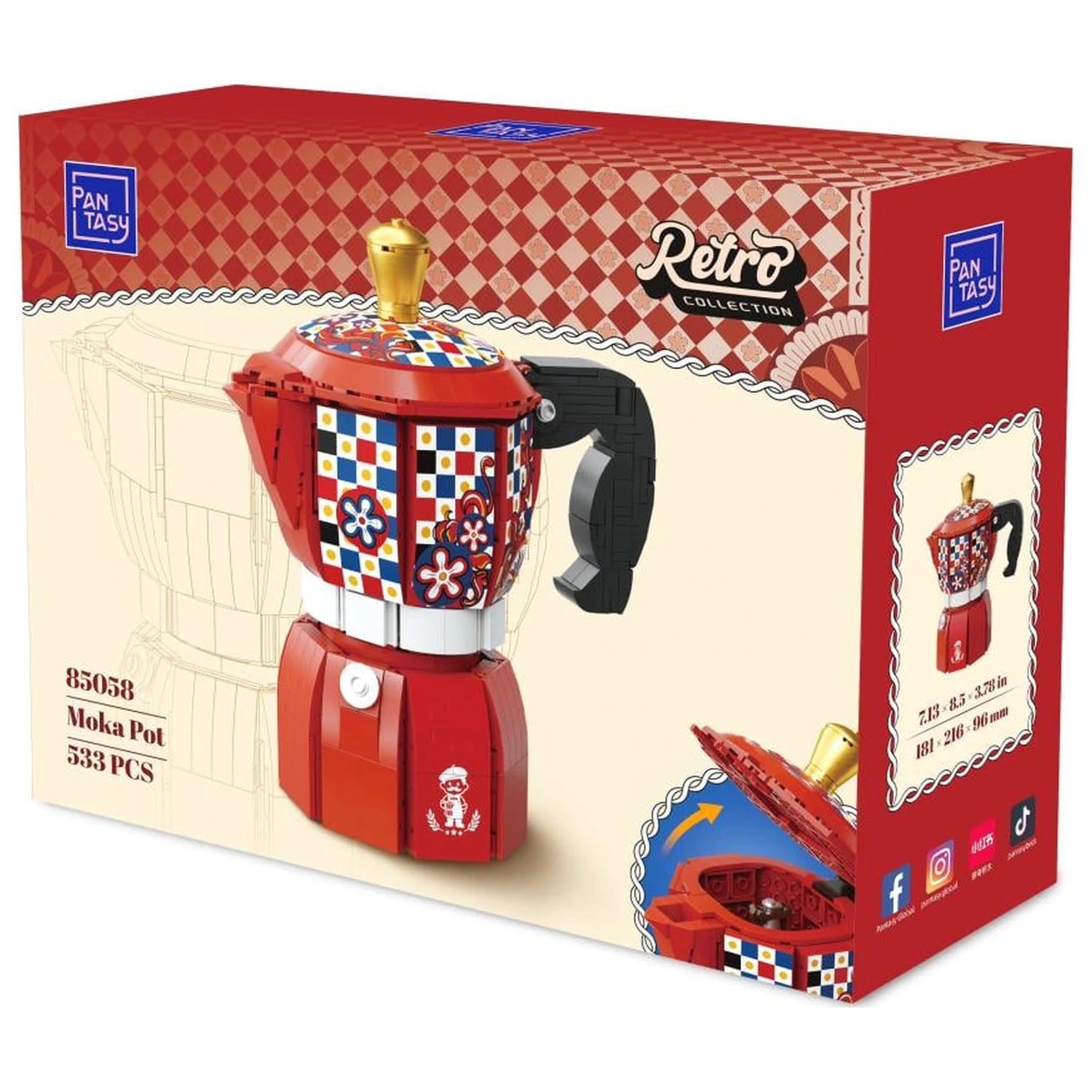 Pantasy Moka Pot Stavebnica 533 ks produktová fotografia