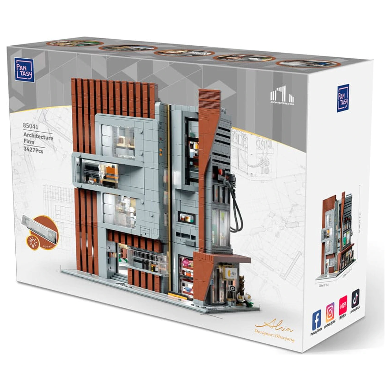 Pantasy Originálna Stavebnica Architektonická Firma produktová fotografia