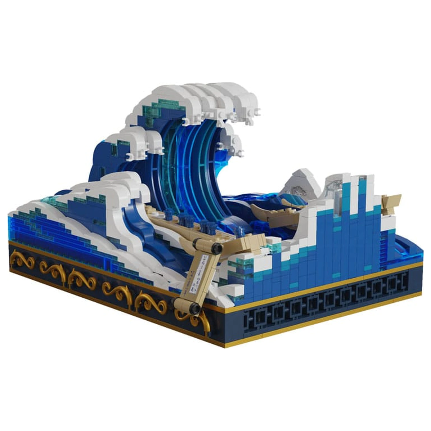 Pantasy Original Construction Set The Great Wave Of Kanagawa produktová fotografia