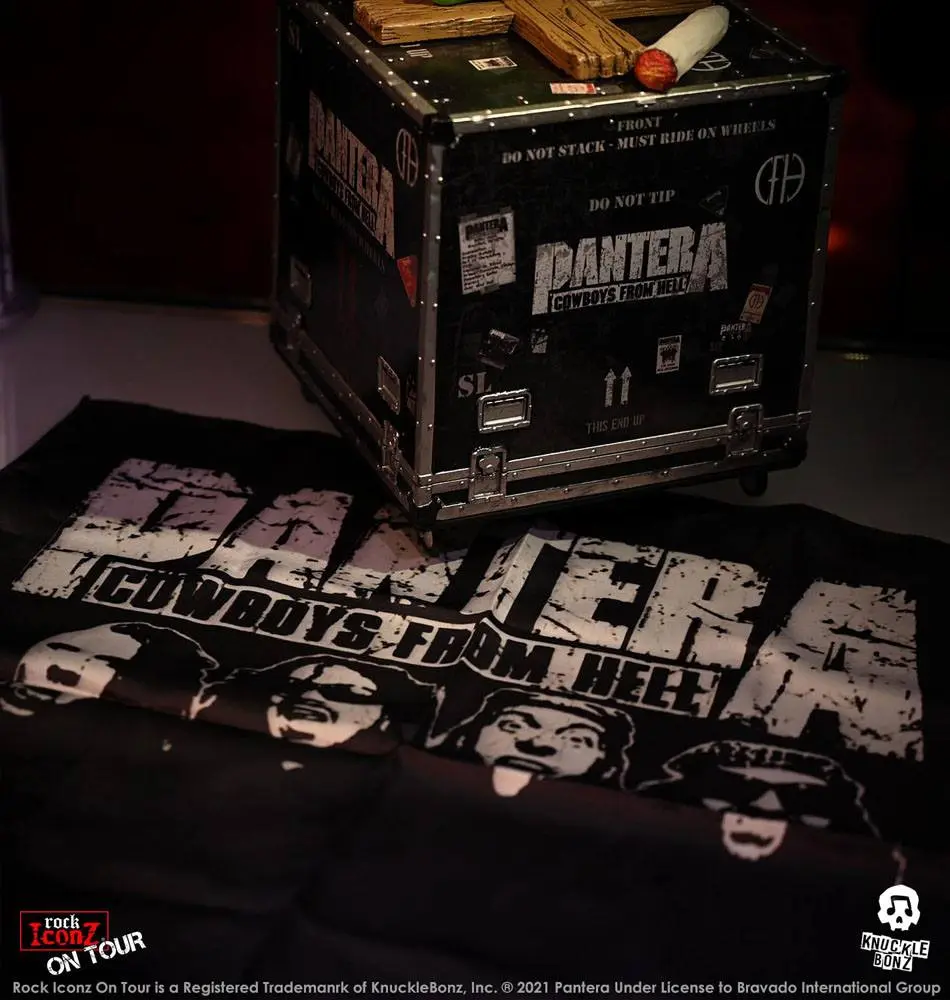 Pantera Rock Ikonz Cowboys From Hell On Tour Road Case Statue + Stage Backdrop termékfotó