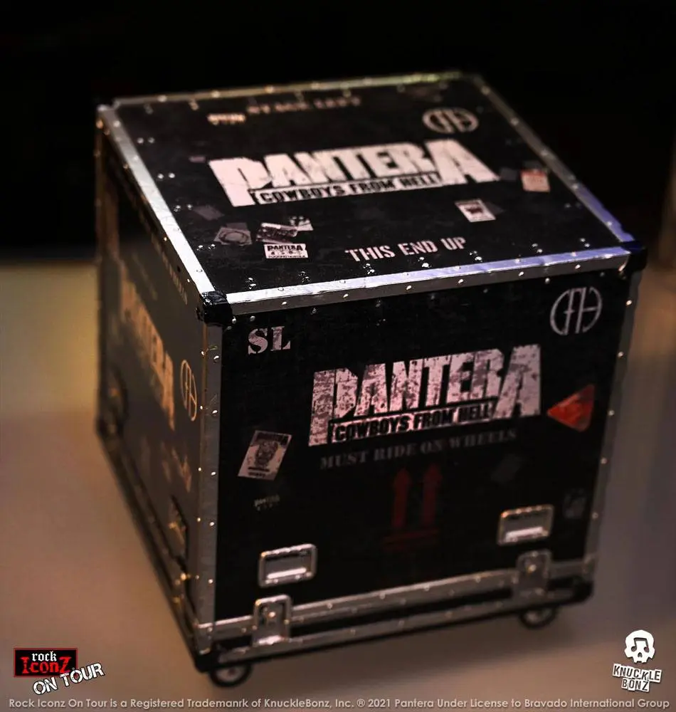 Pantera Rock Ikonz Cowboys From Hell On Tour Road Case Statue + Stage Backdrop termékfotó