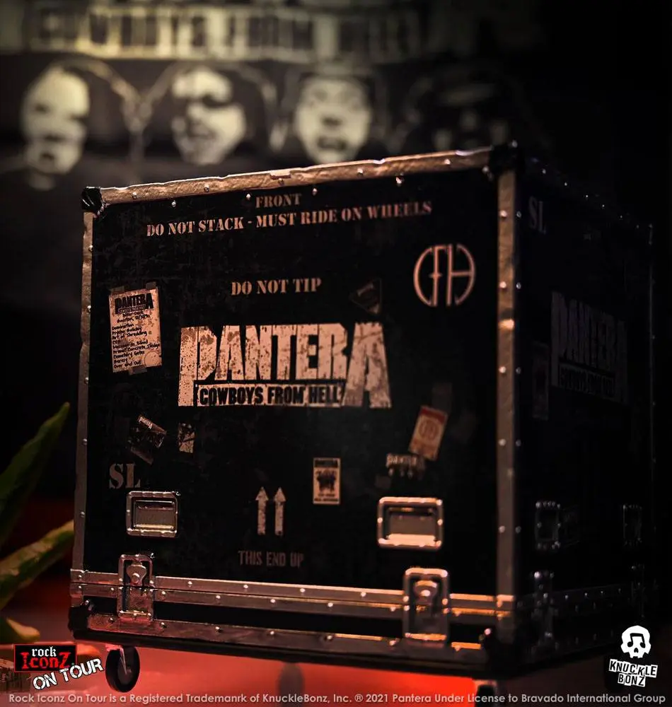 Pantera Rock Ikonz Cowboys From Hell On Tour Road Case Statue + Stage Backdrop termékfotó