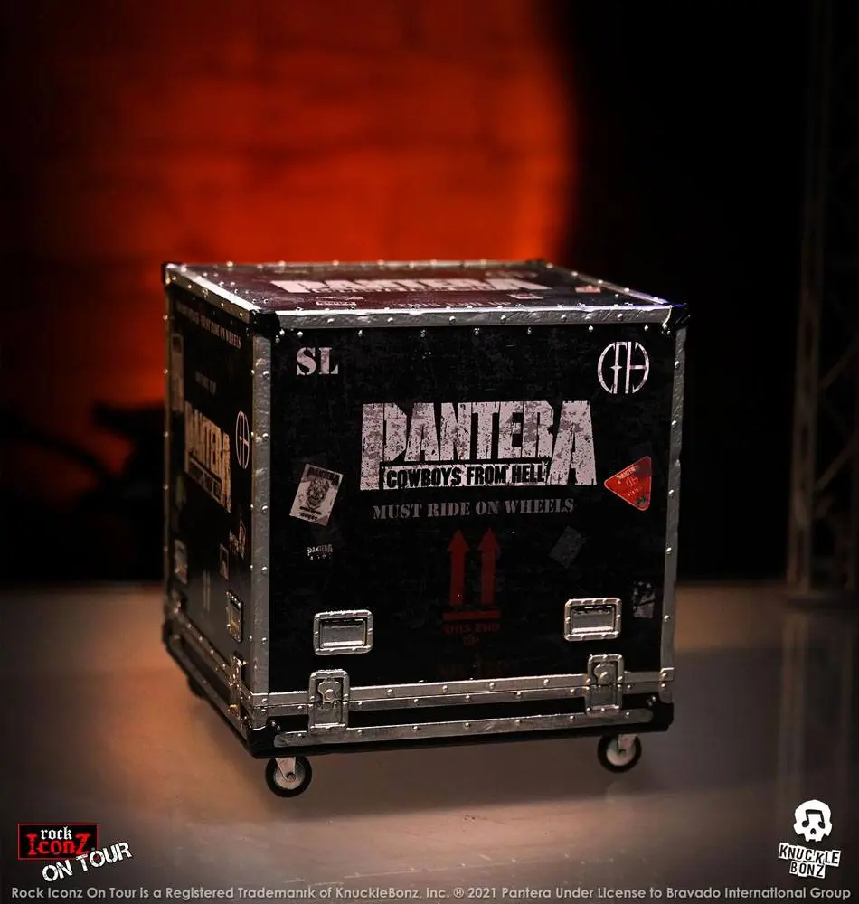 Pantera Rock Ikonz Cowboys From Hell On Tour Road Case Statue + Stage Backdrop termékfotó