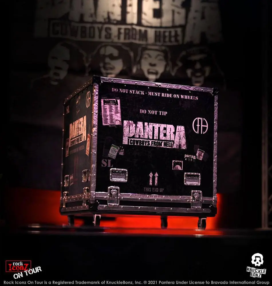 Pantera Rock Ikonz Cowboys From Hell On Tour Road Case Statue + Stage Backdrop termékfotó