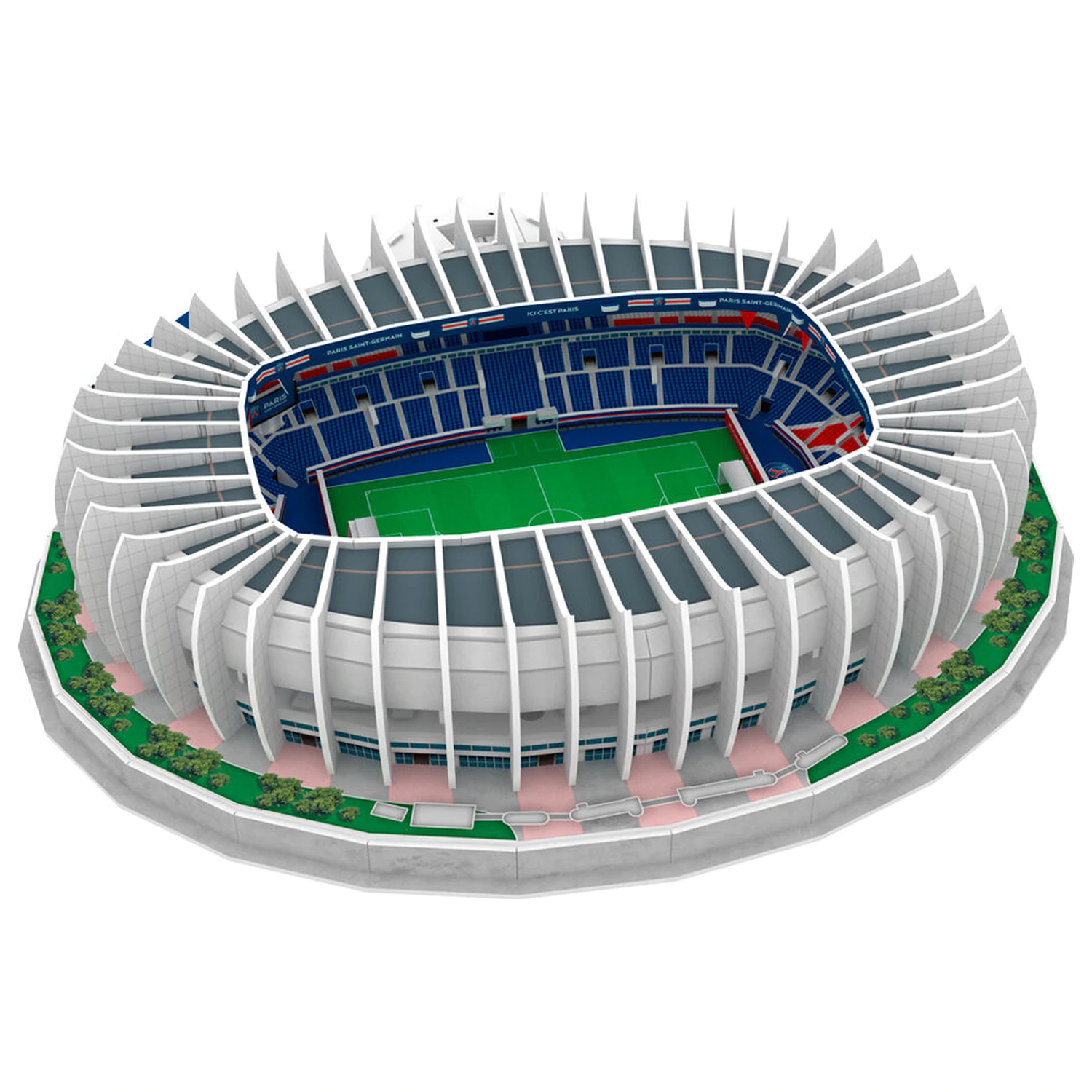 Paris Saint-Germain Princes Park Štadión 3D puzzle 111ks produktová fotografia