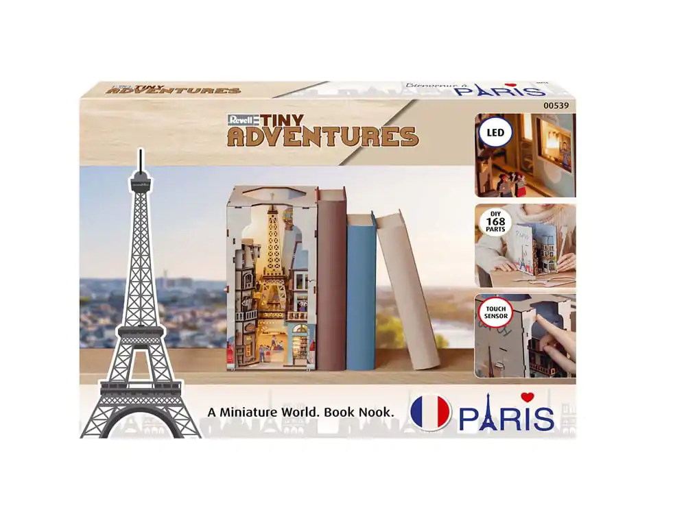 Paris Tiny Adventures Book Nook Mini diorama 23 cm produktová fotografia