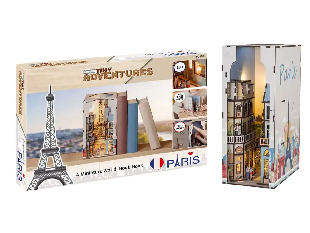 Paris Tiny Adventures Book Nook Mini diorama 23 cm produktová fotografia