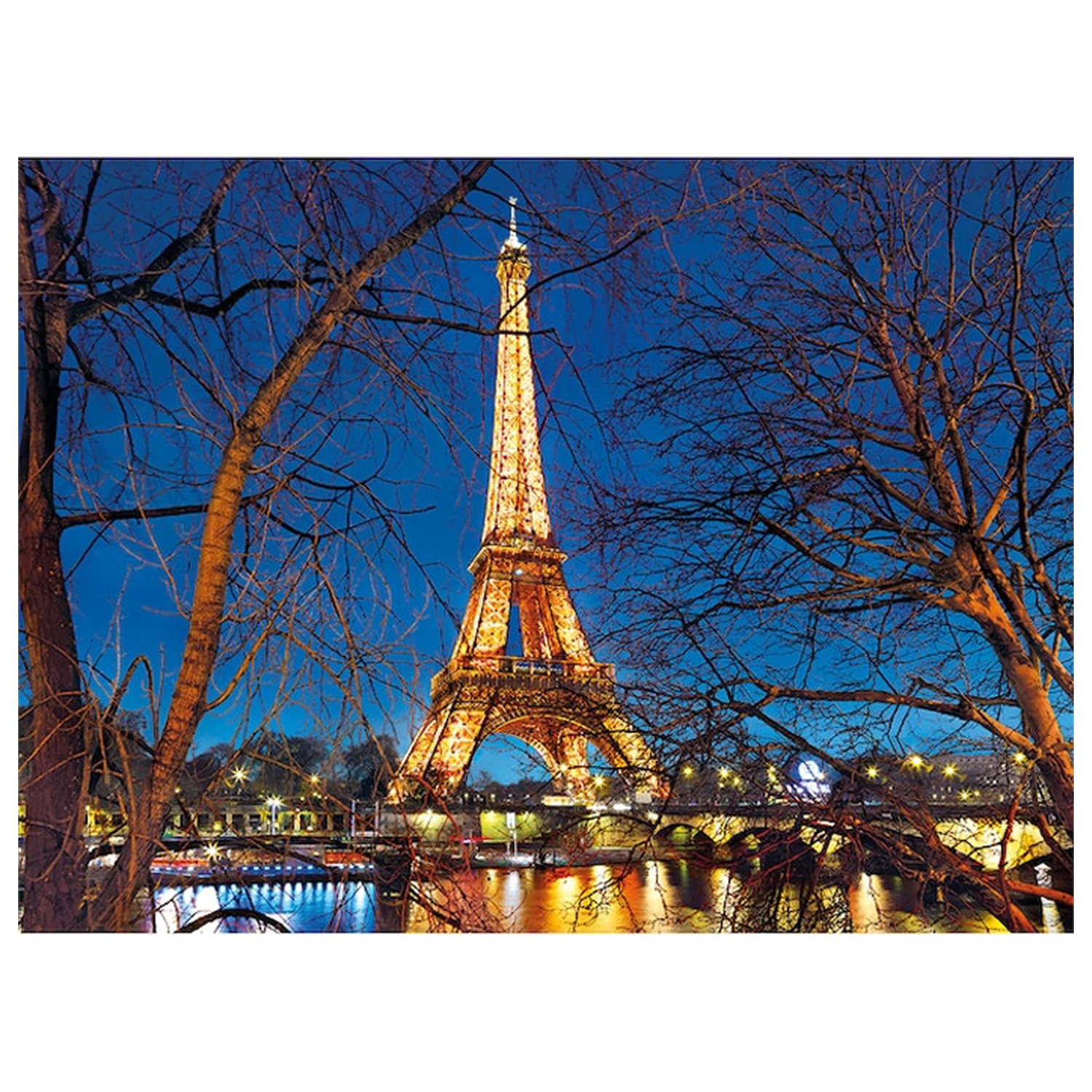 Paris Eiffel Tower 2000-dielne puzzle produktová fotografia