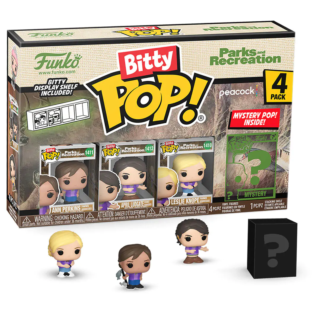 Blister 4 figúrkami Bitty Funko POP Park and Recreation Goddess termékfotó