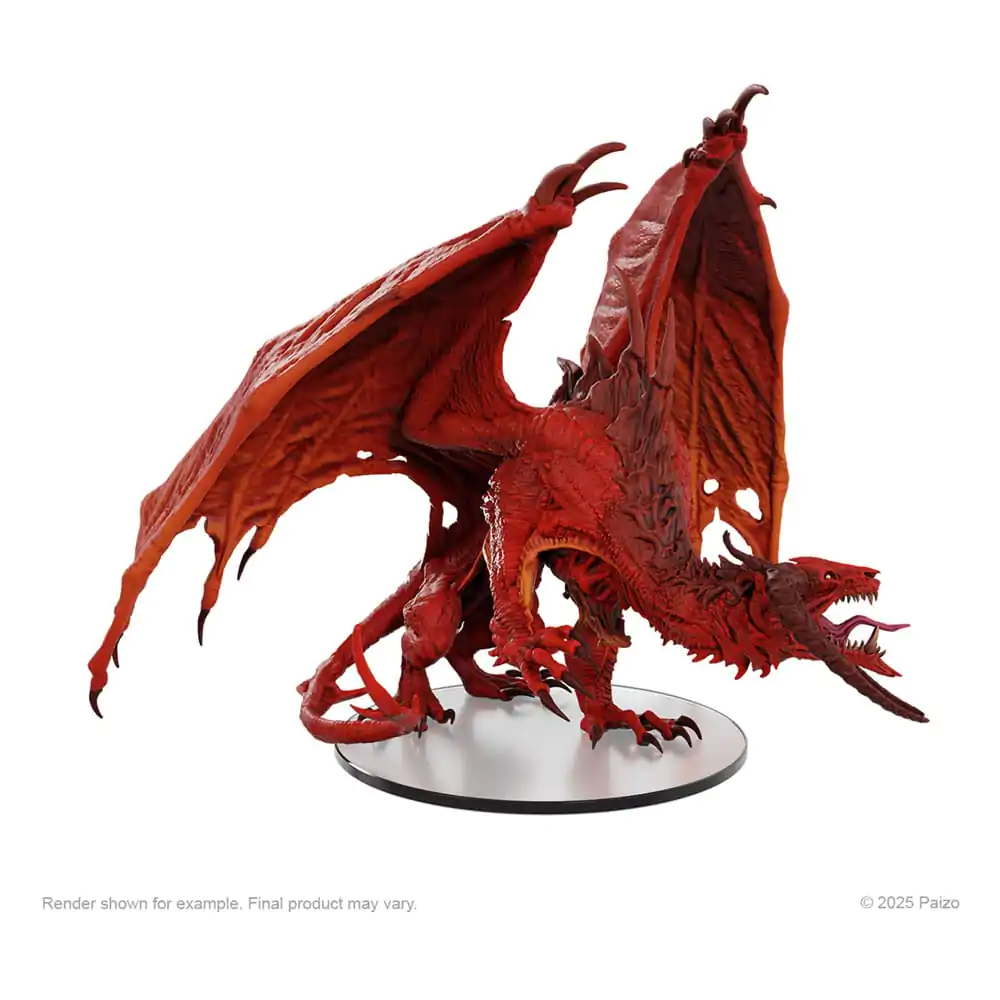 Pathfinder Battles Balené, vopred namaľované Miniatúry Diabolic Dragon 18 cm produktová fotografia