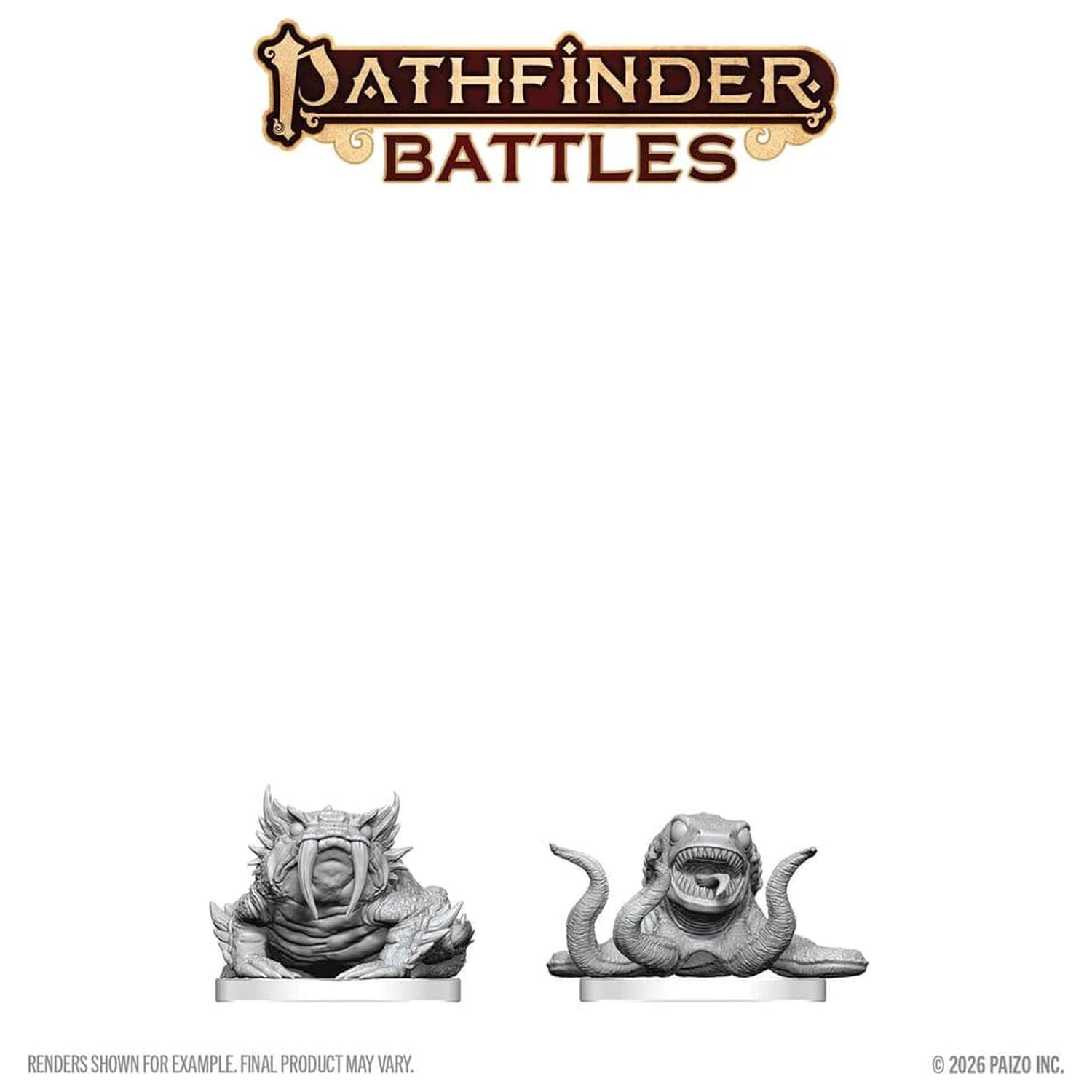 Pathfinder Battles Deep Cuts nenafarbená miniatúra Bogwid & Slurk 13 cm produktová fotografia