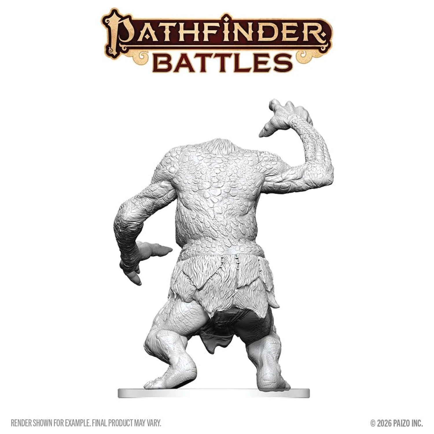 Pathfinder Battles Deep Cuts Nenamaľovaná miniatúra Lesný Troll 15 cm produktová fotografia