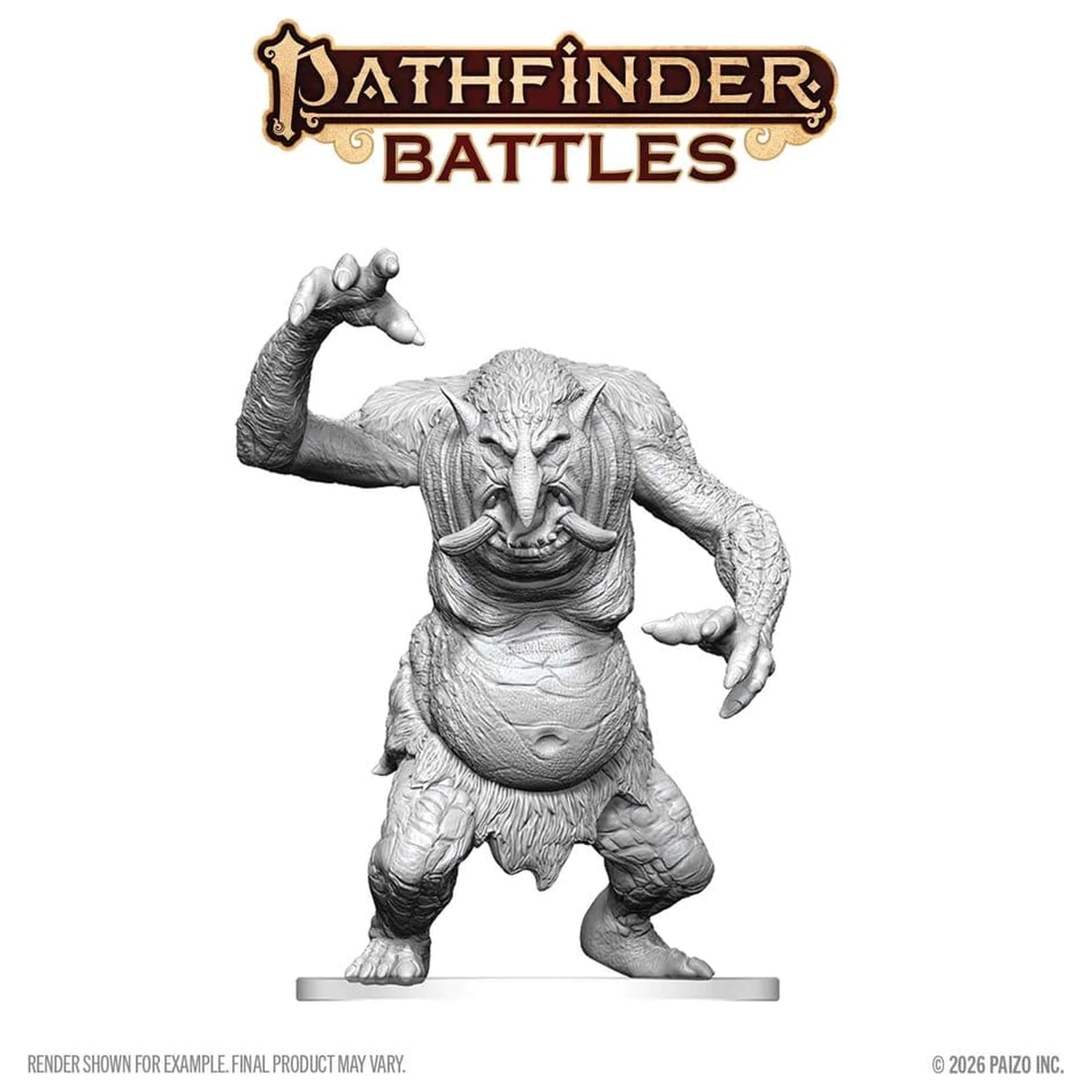 Pathfinder Battles Deep Cuts Nenamaľovaná miniatúra Lesný Troll 15 cm produktová fotografia