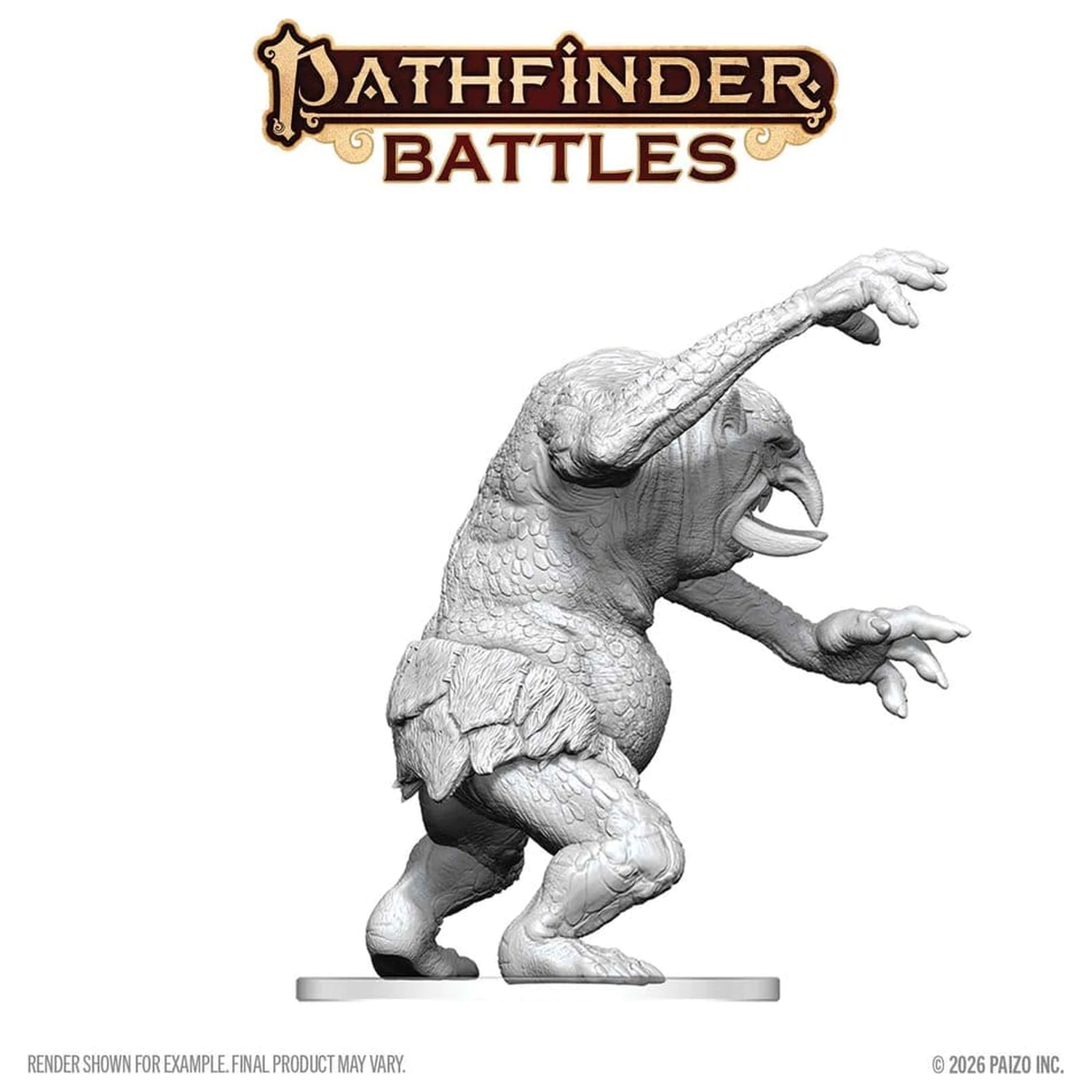Pathfinder Battles Deep Cuts Nenamaľovaná miniatúra Lesný Troll 15 cm produktová fotografia
