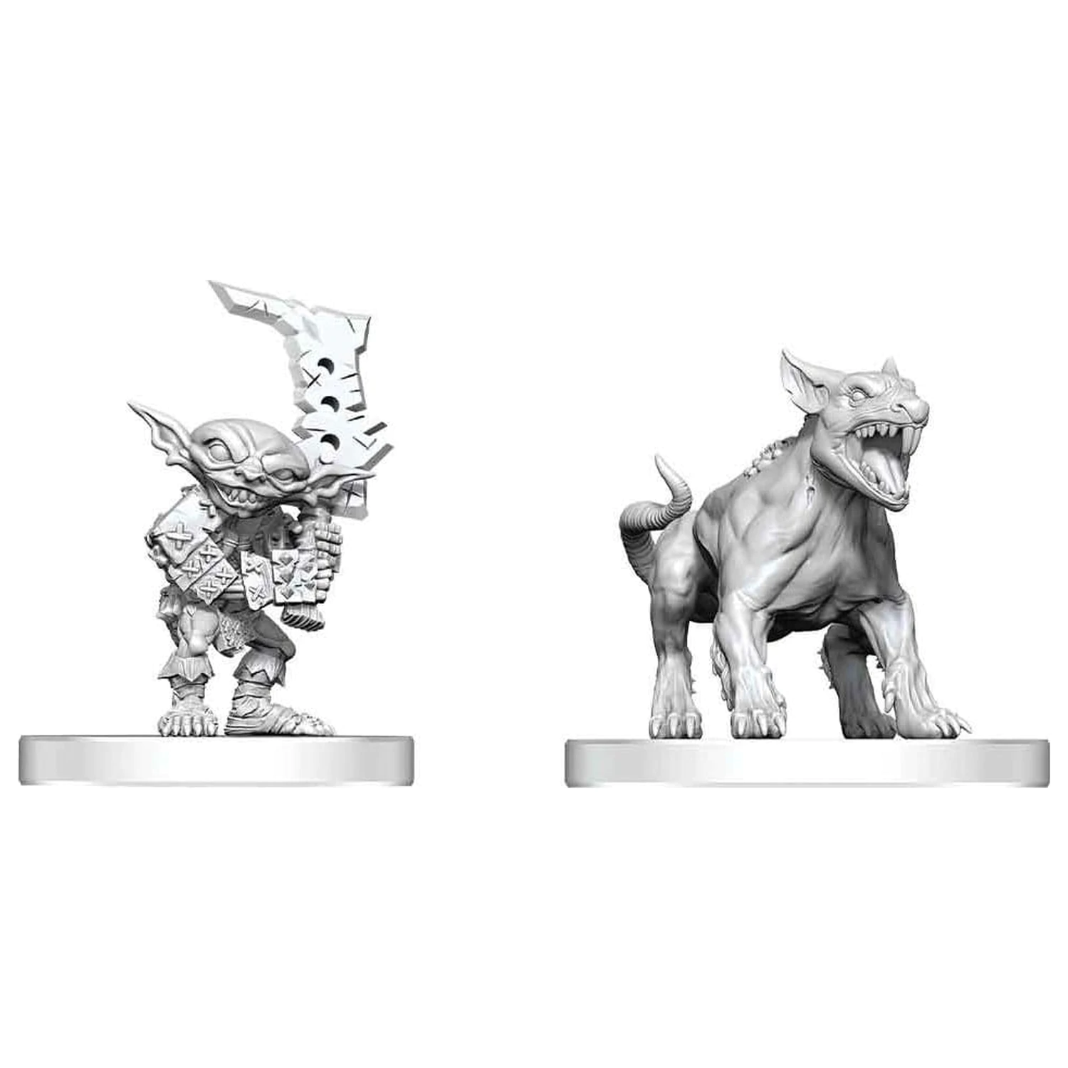 Pathfinder Battles Deep Cuts nenamaľovaná miniatúra Goblin Commando & Goblin Dog 13 cm produktová fotografia